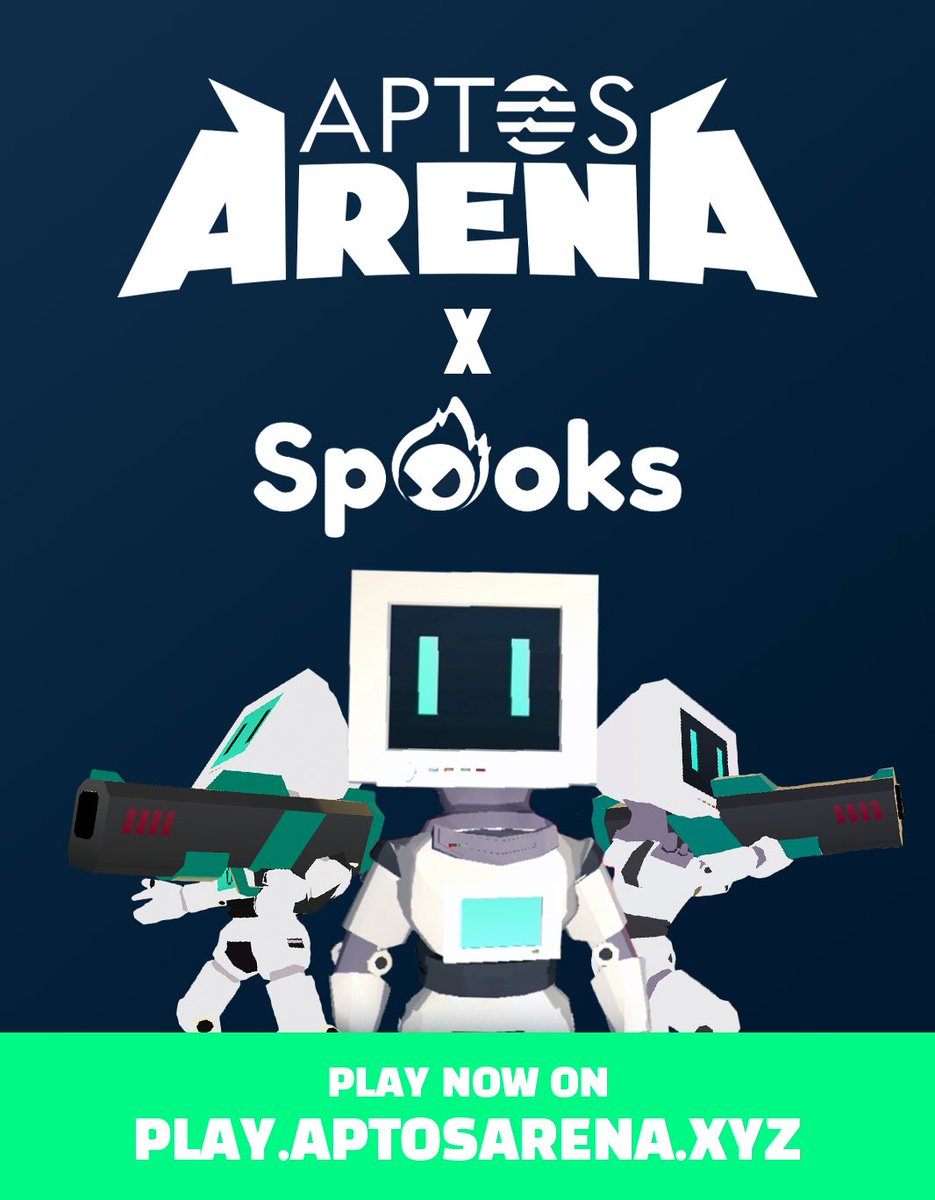 🔥 Spooks x <a href="/PlayAptosArena/">Aptos Arena</a> 🔥

Enter the EU lobby with your spooks wallet at 5 PM UTC . 

Don’t miss chance to win your share of the $5,000 prize pool, with <a href="/guiinuonaptos/">GUI INU☠️</a>