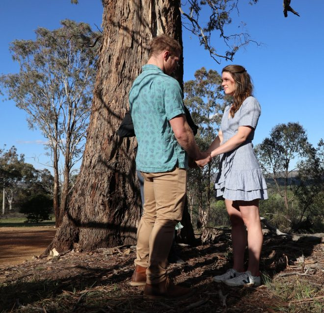 David and Emma didn't get married until Australia achieved Marraige Equality. This was there wedding. #QandA