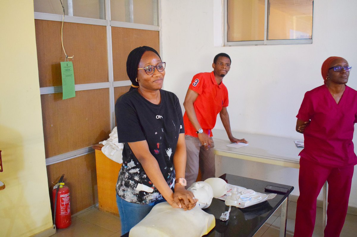 Vmed2023's tweet photo. Empowering hands, saving lives: Our recent Basic Life Support training in action. https://t.co/qSHZxemkj6