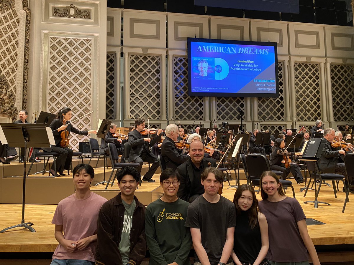 Orchestra seniors celebrated graduation with a Cincinnati symphony Orchestra concert.