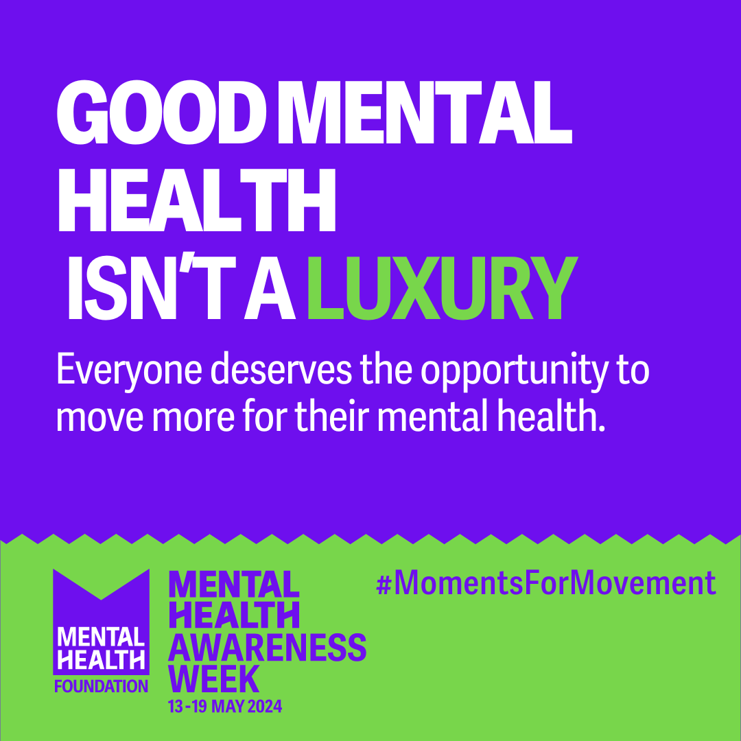 Being able to boost our mental health through movement shouldn’t be a luxury. Yet new research from the Mental Health Foundation shows that too many people are facing barriers to moving for their mental health due to financial strain and inequality. Find out more:…