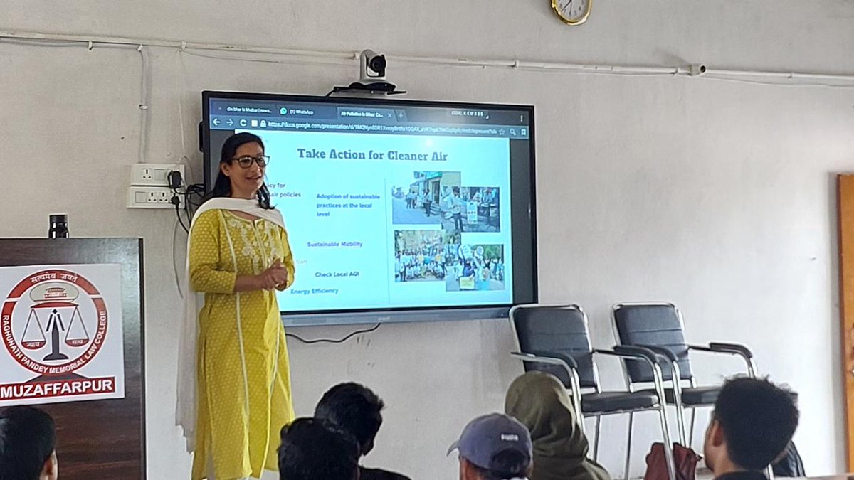 TCA's Collaborative Seminar with RPM Law College Muzaffarpur delves into crucial insights on air pollution, bridging the gap between legal education and environmental advocacy. Guided by Director EKTA and Co-Founder Mr. RAVI, this exchange promises a sustainable tomorrow!