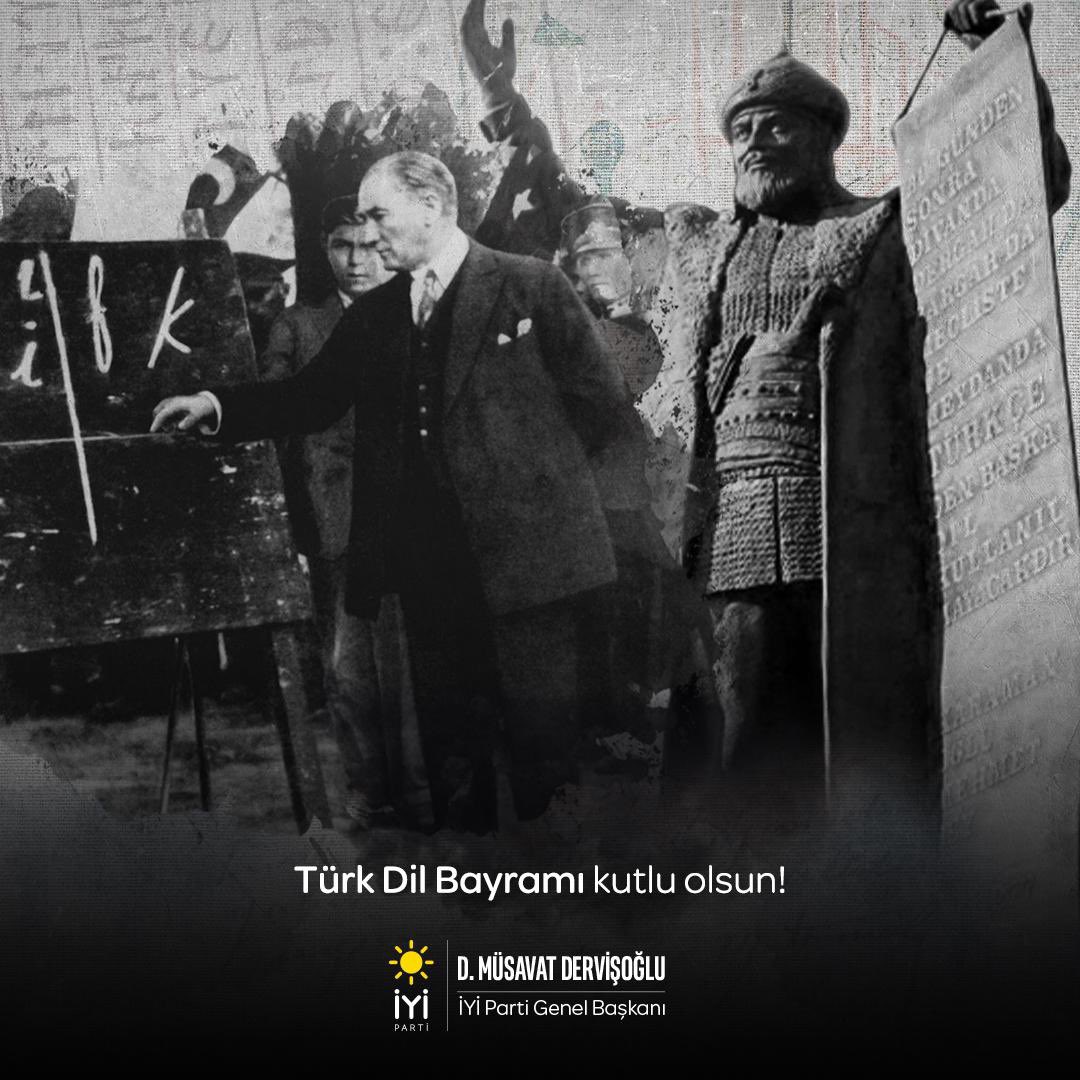 Dil; millî kimliğimizin temel taşıdır. Milletlerin ruhu; duygu, düşünce ve değerlerin hafızasıdır. İşte bu sebeple tam 747 yıl önce ilan edildiği gibi; Türkçe konuşacağız, Türkçe yazacağız. Onlar korudu, biz ilelebet yaşatacağız... #TürkDilBayramı'mız kutlu olsun!