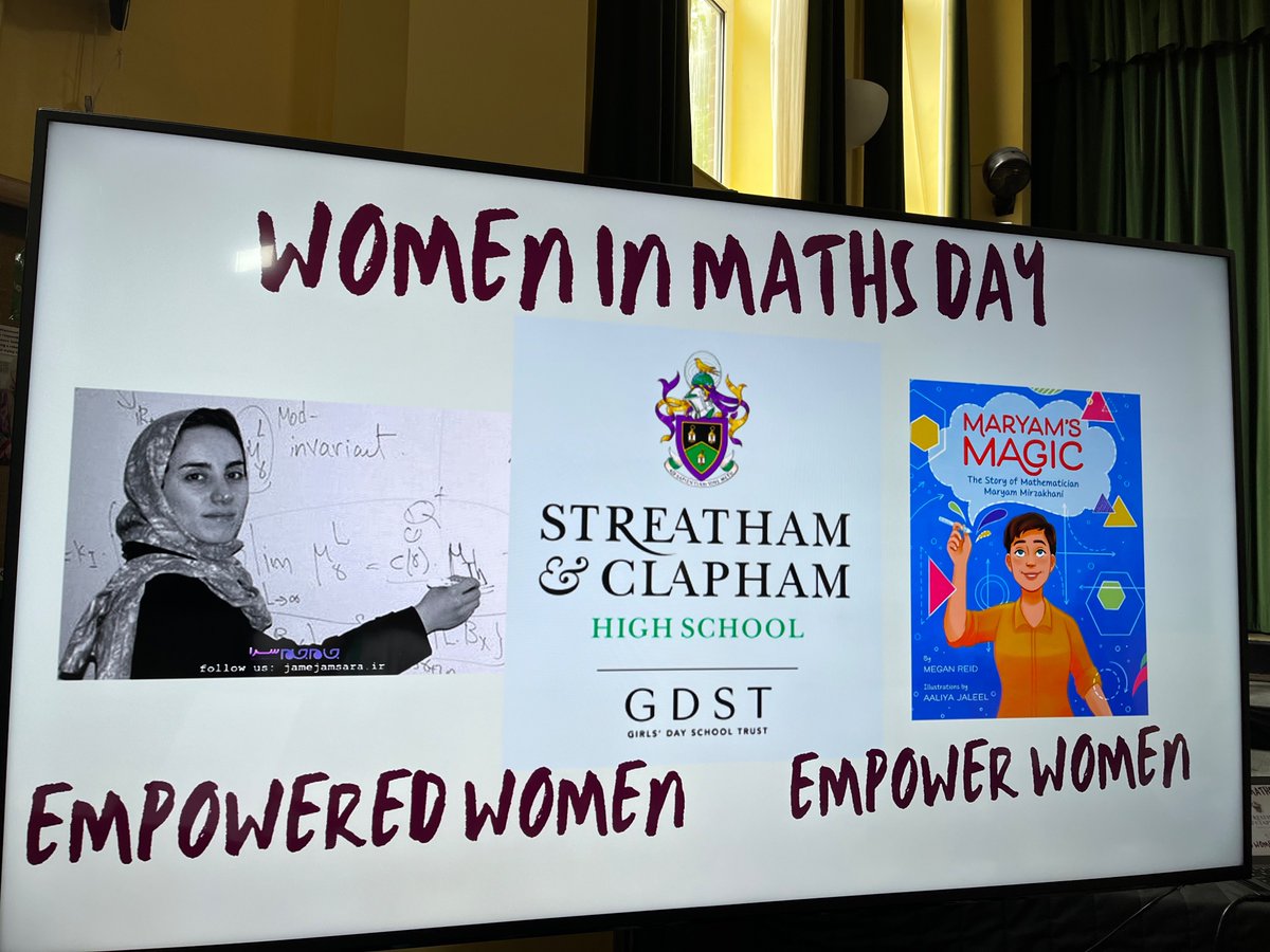 Here at SCPS we are celebrating Women In Maths Day - how amazing to have a panel of inspiring parents on-site to talk to our girls and answer questions about their work…✖️➗➕➖🟰