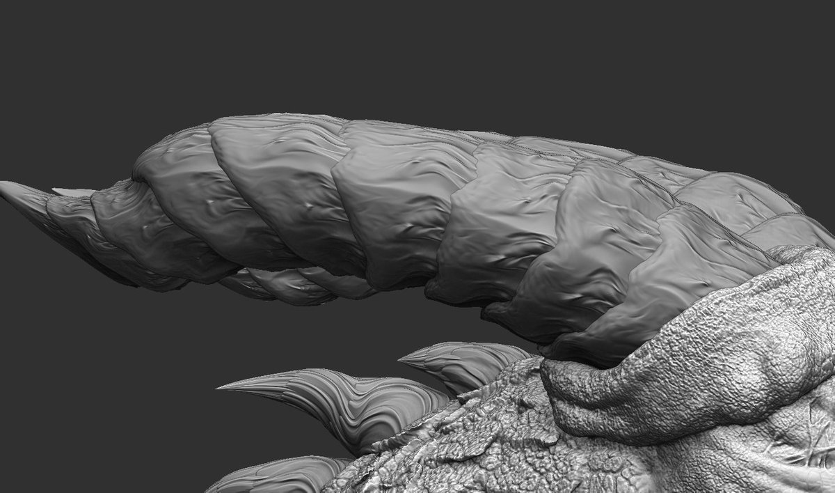 BlindVizn's tweet image. Finished the sculpting phase of my dragon 😁