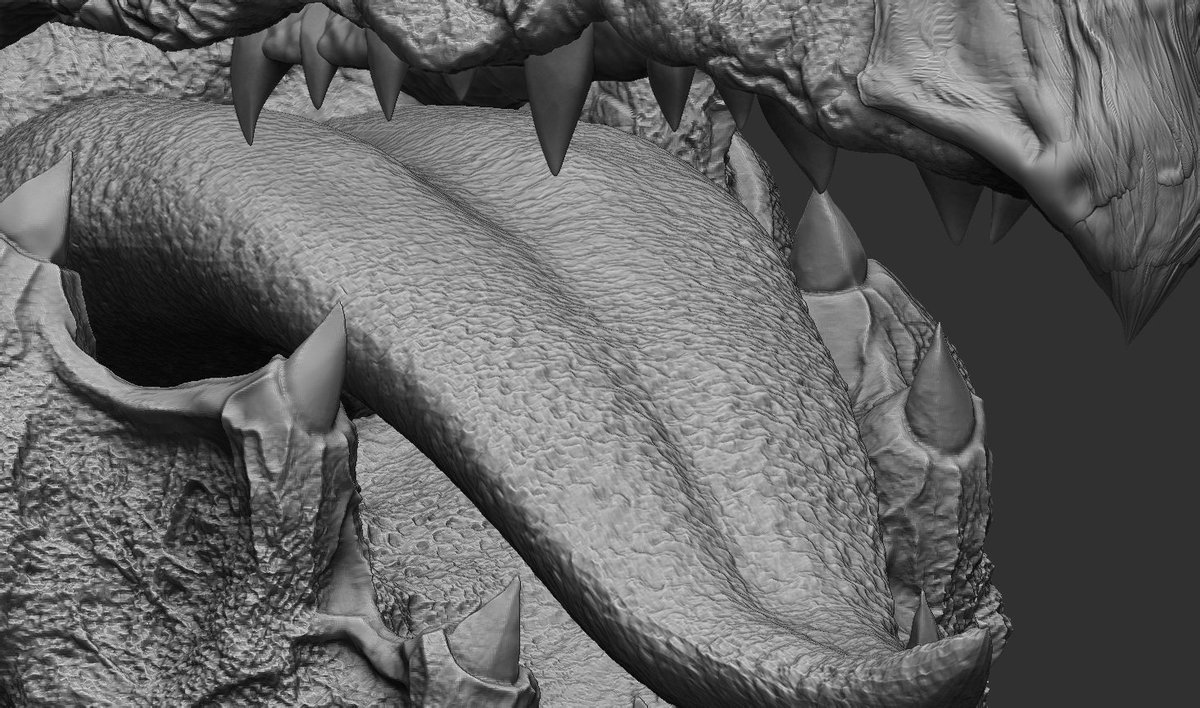 BlindVizn's tweet image. Finished the sculpting phase of my dragon 😁