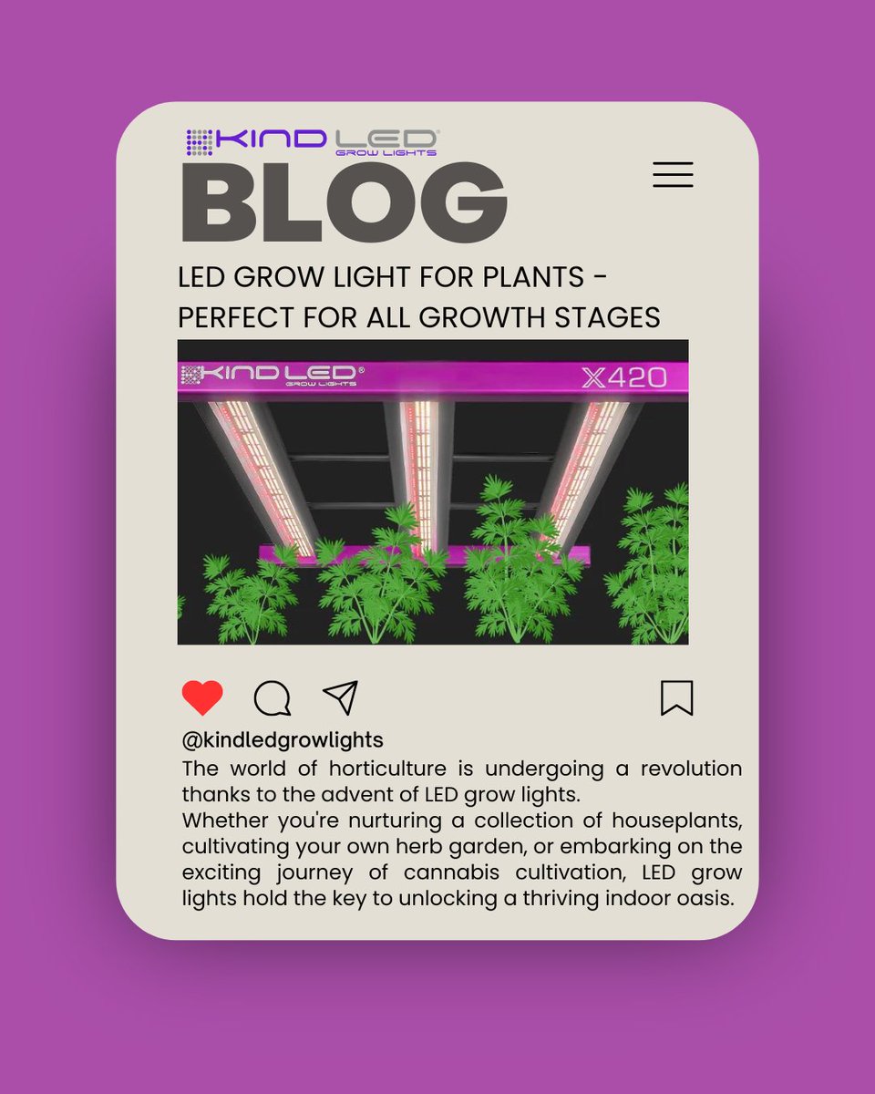 🤔 💭 Ever wondered how LED grow lights can transform your indoor gardening? Dive into our blog post to uncover the secrets of successful plant growth with LEDs! 📚 Read now: bit.ly/3WF9pBf _____________________⁠ #kindledgrowlights #growstrongindustries