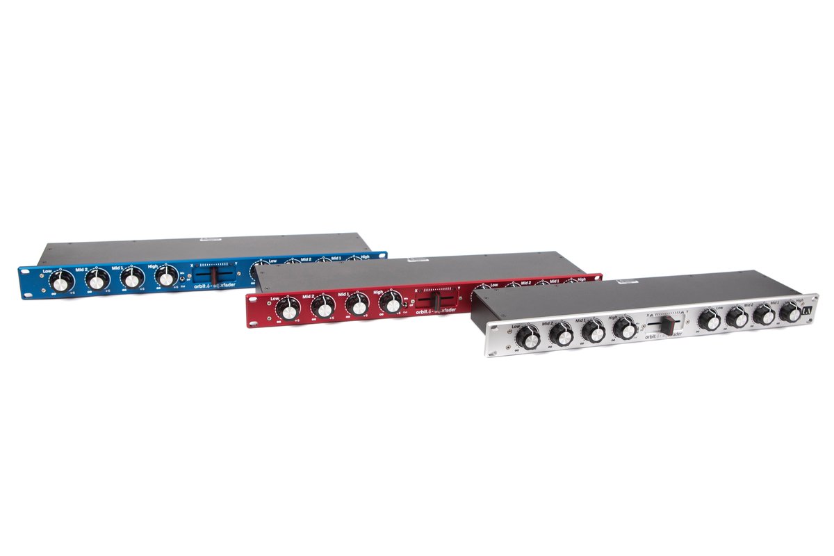 Not only does our new eq.xfader unit come in black and limited edition gold, it's also available in red, blue and silver, just like our elara.4 and orbit.6 mixers! So, the question is, will you mix or match?
#analogue #djsetup #vinyl #handbuilt #orbit6 #eqxfader #10thanniversary