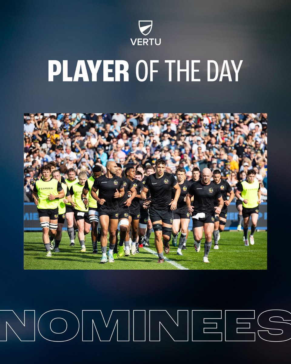 It was a monumental team performance against Quins 😤 We found it tough to choose Player of the Day nominees 🤔 So, we want to hear who impressed you the most in the comments 👇 #JointheJourney | #EXEvHAR | @VertuMotors