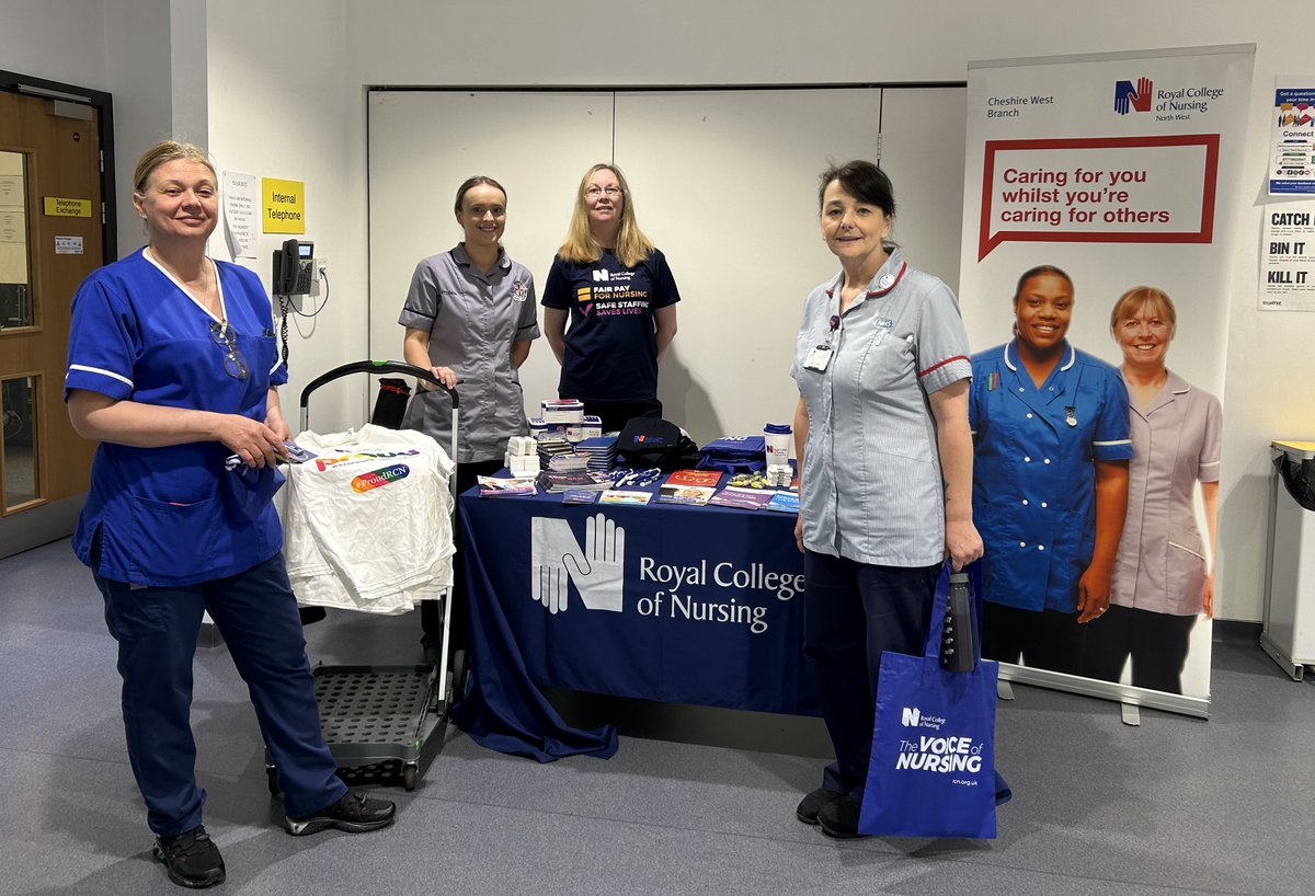 It's a busy day @WUTHnhs as #NursesDay events continue into the fourth day across the region. Thank you to all our members who have taken the time to mark the occasion alongside your busy day jobs.
