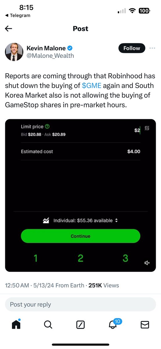 They did it again! Stopping buying on $GME. I can’t believe they are doing again. FREEDOM TO TRANSACT! All Street Bets fixes this! ALL, key word ALL are allowed to transact! $Bets! Power to the people! Take the power back! $BETS!! <a href="/0xRogozinski/">Jaime Rogozinski</a> <a href="/samdude/"></a> <a href="/AllStreetBetsV1/">AllstreetBets (old)</a>