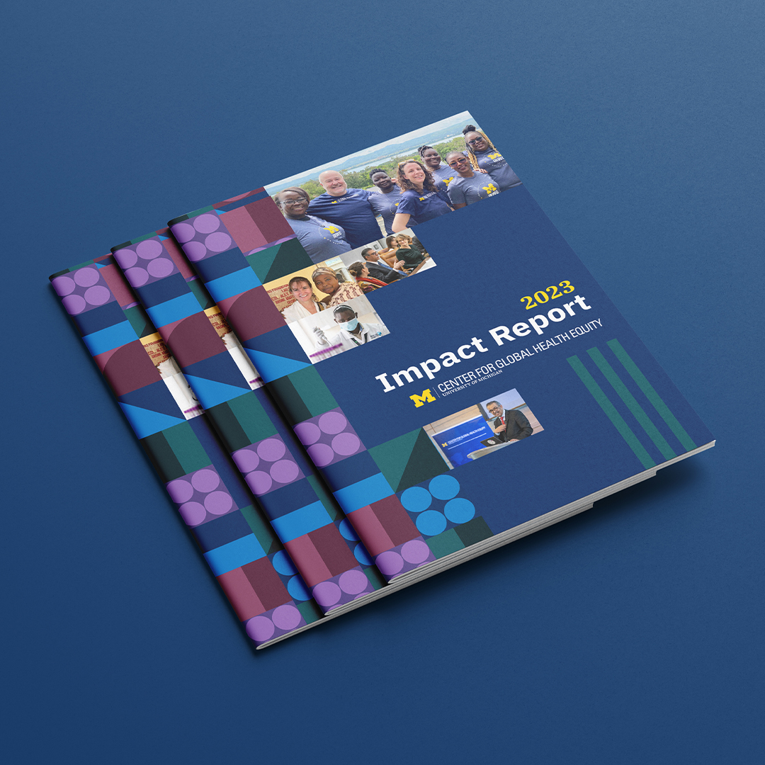 The 2023 Impact Report by the University of Michigan's Center for Global Health Equity is out! Explore the impact of University of Michigan’s exceptional work, as well as how the partnership between U-M and AKU is shaping the future of healthcare and education. Visit now: