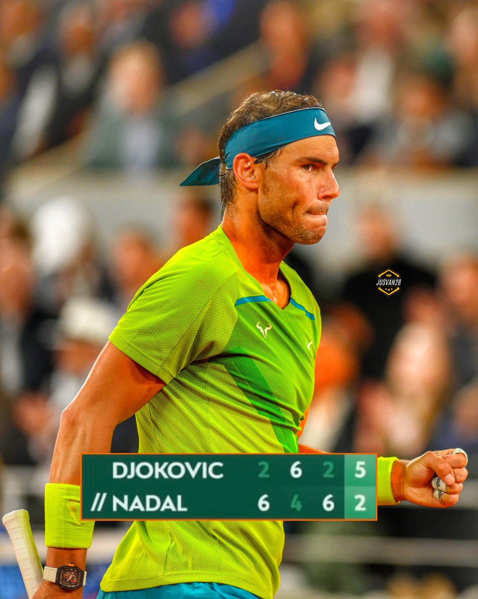 Rafael Nadal won this set 😤