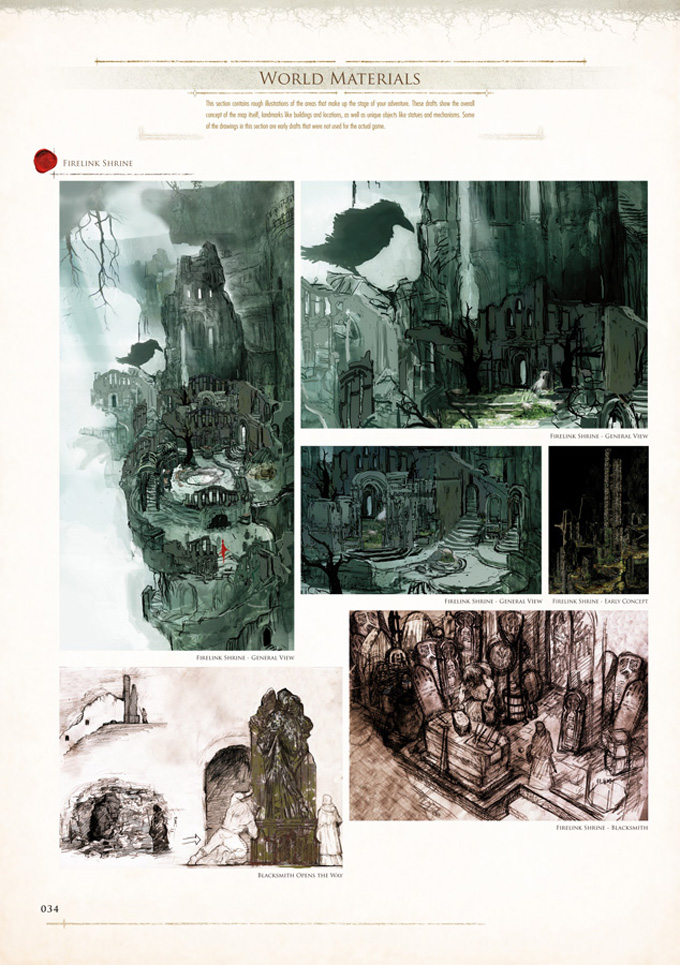 Showing appreciation for Dark Souls 1's concept art. It shows a vibe, an idea. It doesn't needlessly try to be a high res 3D illustration like what so much of concept art is turning into now. 