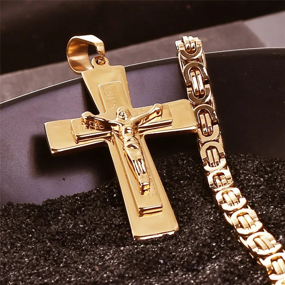 lancevenantius's tweet image. Just found this amazing item on AliExpress. Check it out! 
$12.73 | Men's Necklace Big Cross Pendant &amp;amp; Chain Mens Gold Color Stainless Steel Christian Necklaces Male Iced Out Bling Jewelry

s.click.aliexpress.com/e/_ooWdnT8