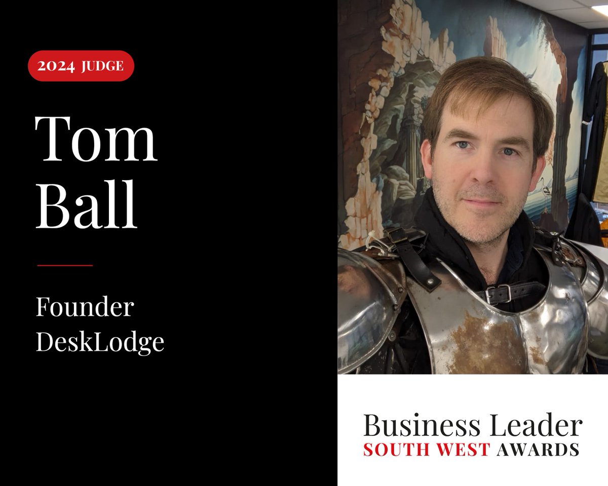 Introducing our #BLAwards24 Judge 💫 Meet Tom Ball, Founder of Desklodge 👏 It's great to have you with us this year, Tom.