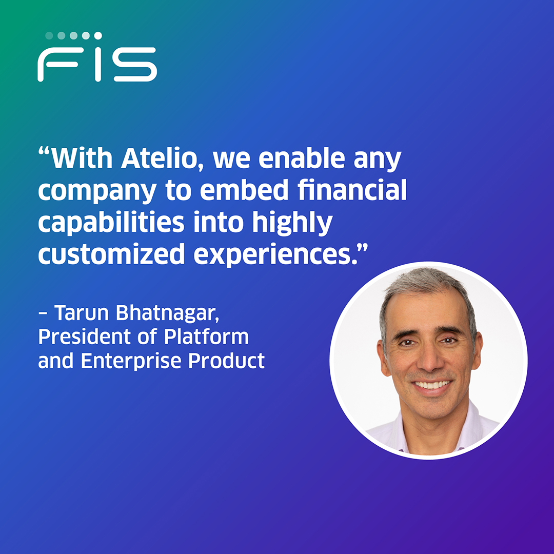 We recently launched #AtelioByFIS — an innovative fintech platform to unlock FIS’ existing financial technology via components that are easy to embed and consume. Learn more about this technology and its benefits here: spr.ly/6016jW4aY