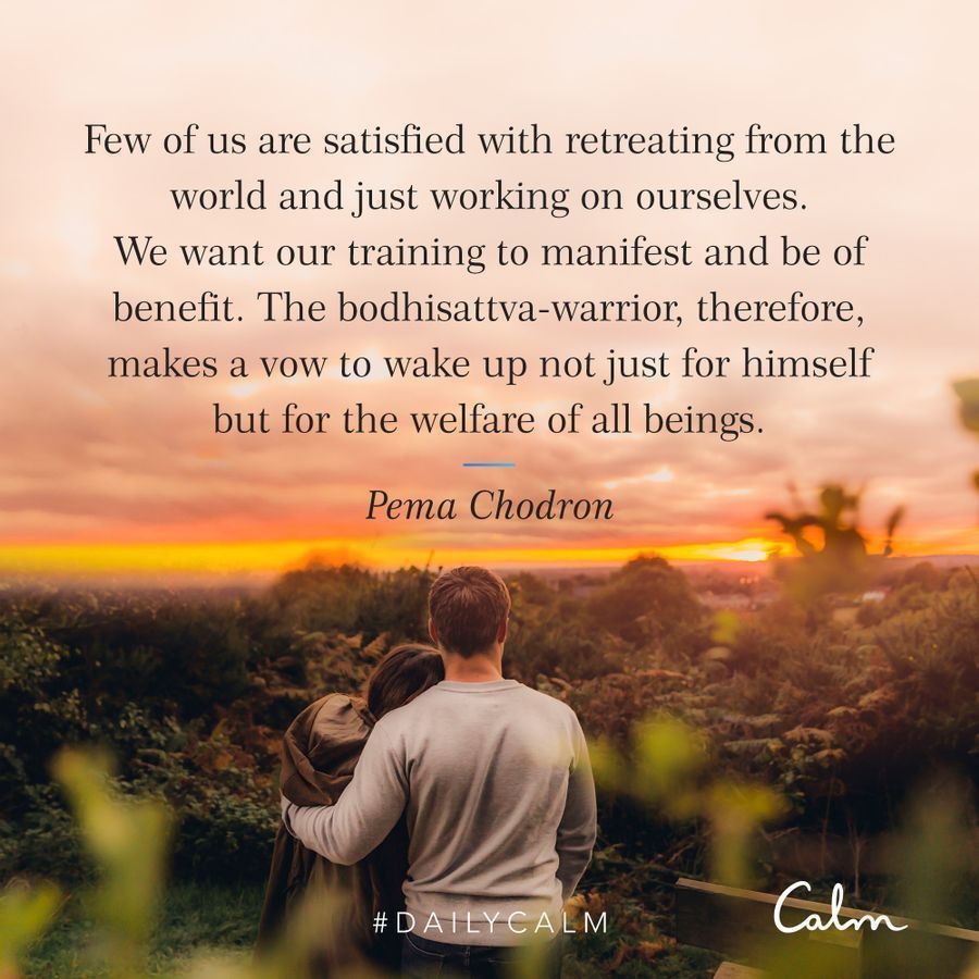 Let’s make a contribution to the world with our peaceful attitude. #meditation #mindfulness #dailycalm @calm