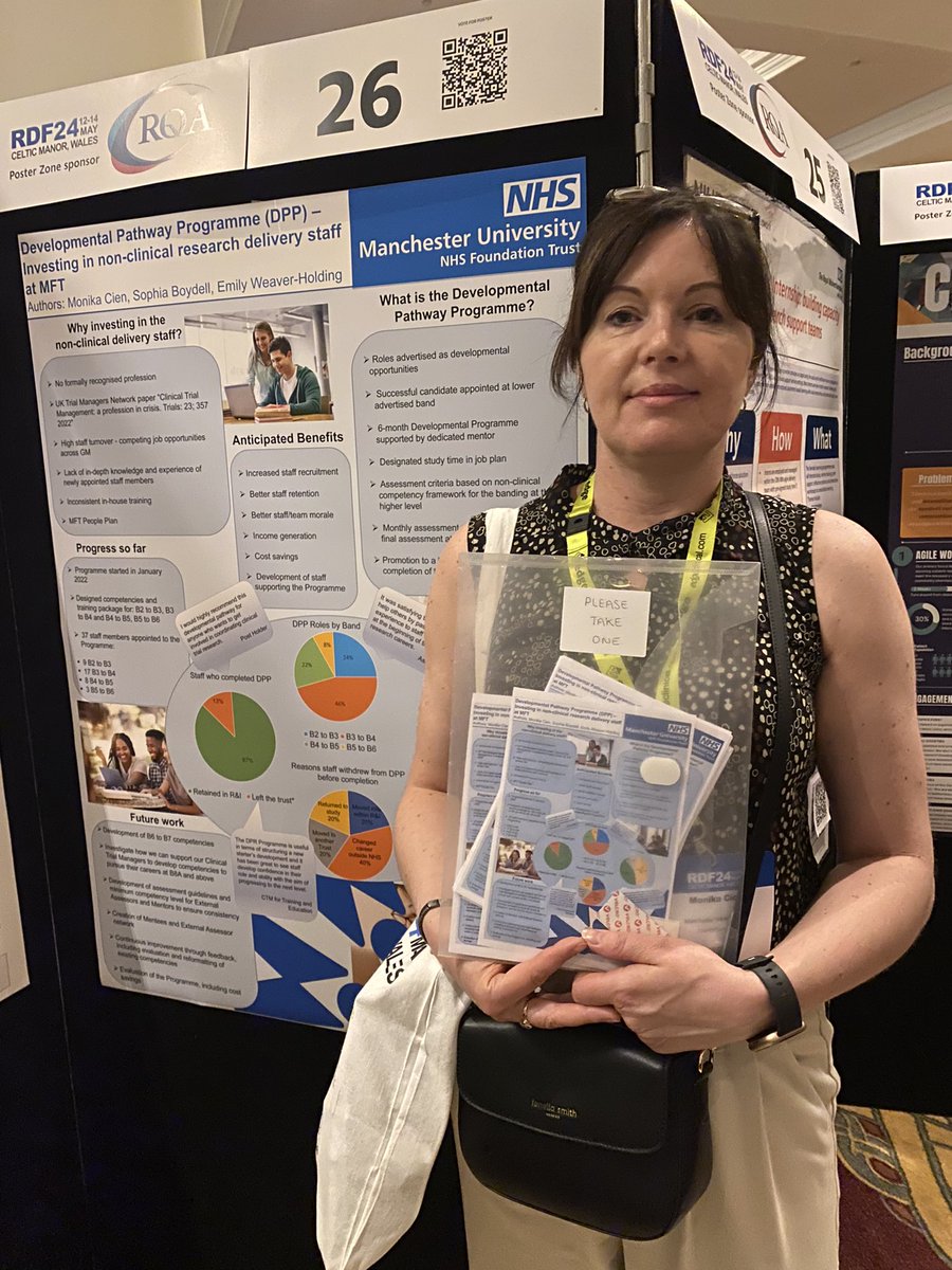 Great poster showing how we support the development of our non clinical research delivery colleagues <a href="/MFT_Research/">MFT Research and Innovation</a> #RDF24