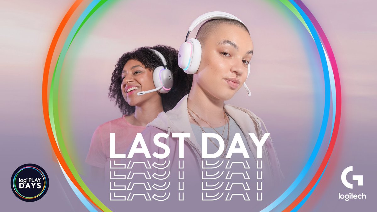 ⏰FINAL CALL gamers!⏰It's the last day of Logi PLAY DAYS and your final chance to snag incredible deals!⚡Act now to get your hands on the hottest gaming gear at unbeatable prices. 🎮🔥