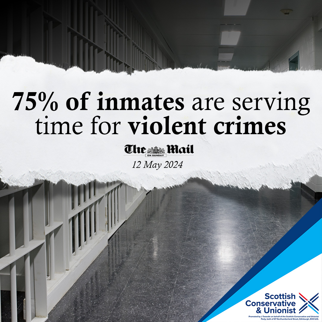 The vast majority of prison inmates are serving time for violent crimes and any decision to release them must be subject to rigorous assessment. The SNP are wholly responsible for not building new jails on time, this should not result in a mass-release of dangerous criminals.