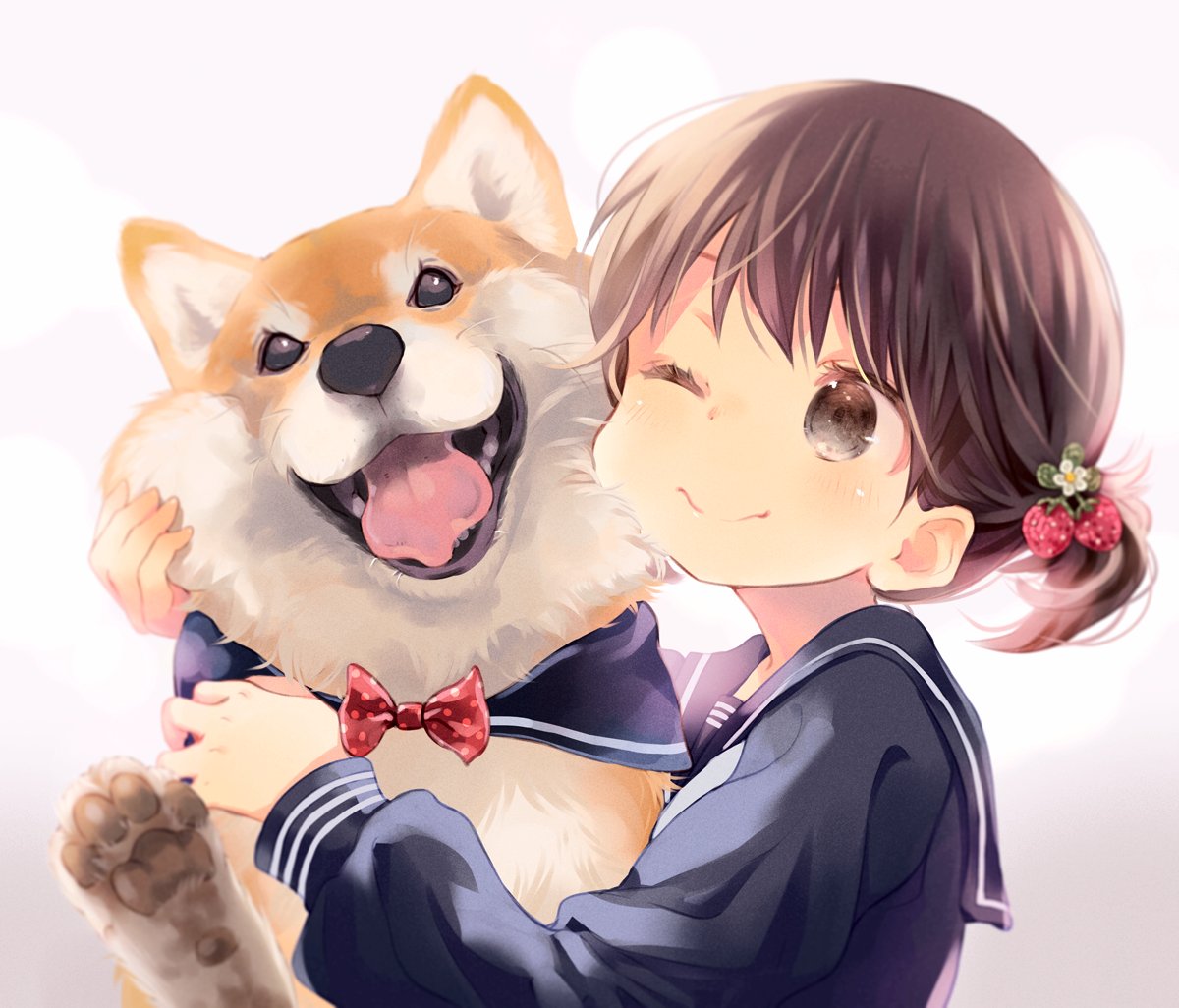 「#愛犬の日 」|玖珂つかさのイラスト