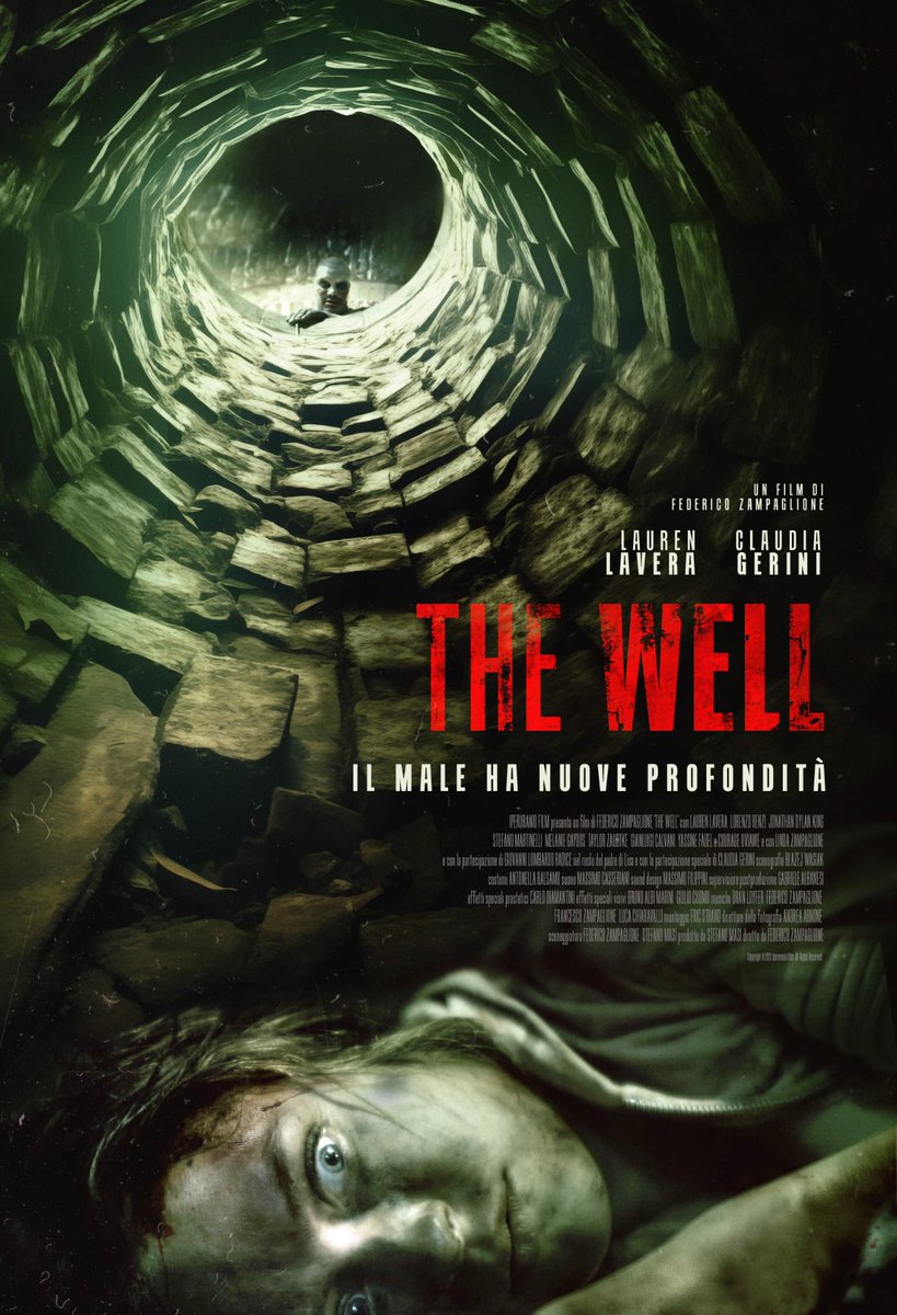 Federico Zampaglione è a dir poco emozionatissimo di annunciare per il 18 luglio 2024 , l'uscita italiana nei cinema del suo prossimo film @thewell_movie . Il male ha una nuova profondità! @Tiromancino