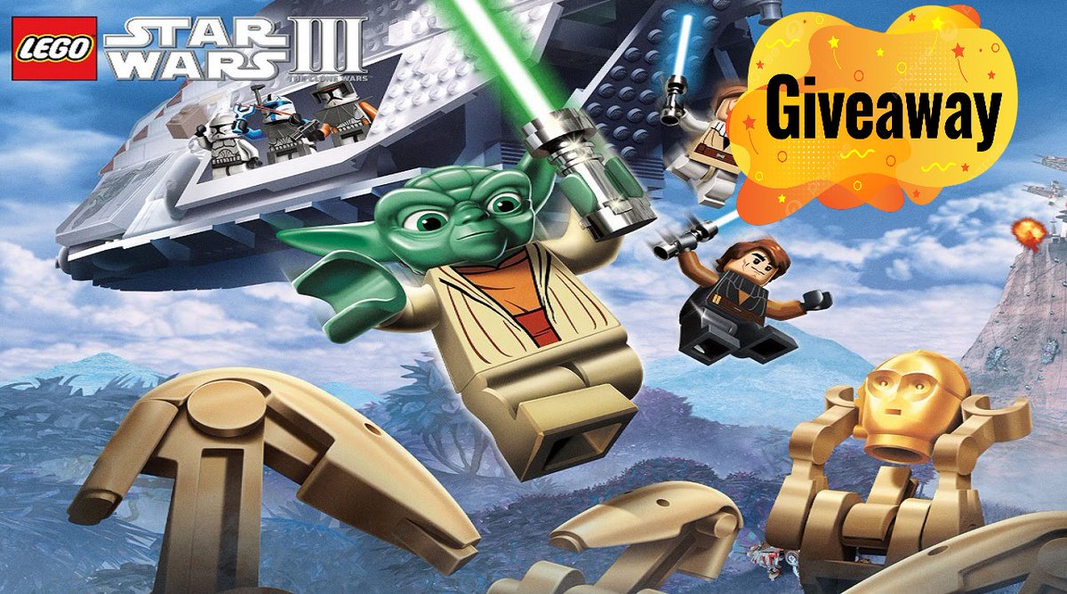 'LEGO Star Wars III: The Clone Wars' #GIVEAWAY (GOG Key) Sponsored by @BkdrLuis

✅Follow + 🔀Retweet + 💟Like

⏰ 30 min 🏆1 Winner!

📩DM me to sponsor a giveaway like this.
#Giveaways #FreeGames #GOG #GOGKeys #FreeGameKeys