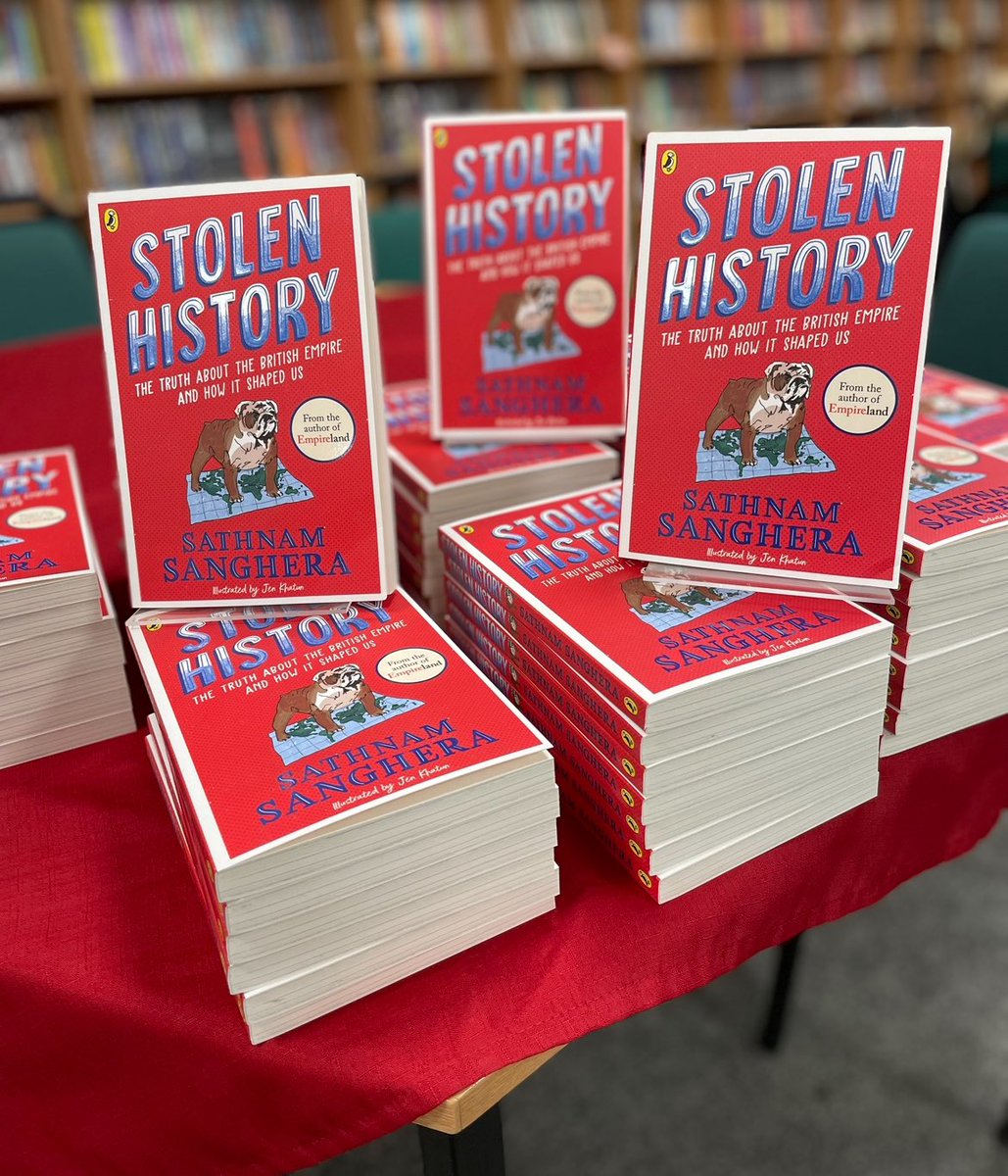 ⭐️Special Offer!⭐️ We have a class set of 30 copies of Stolen History by @Sathnam. This is a must read for the History curriculum. The truth about the British Empire and how it shaped us. Set of 30 for £199.00. Contact info in bio. #History #BritishEmpire #KS3
