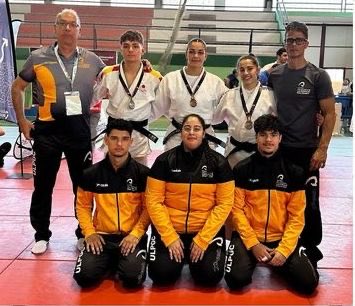 Deportes de Telde celebra las medallas de los judocas teldenses Eric Morales y Zuleima Falcón. Morales se colgaba la Plata mientras Falcón lograba el bronce en el Campeonato de España Universitario.