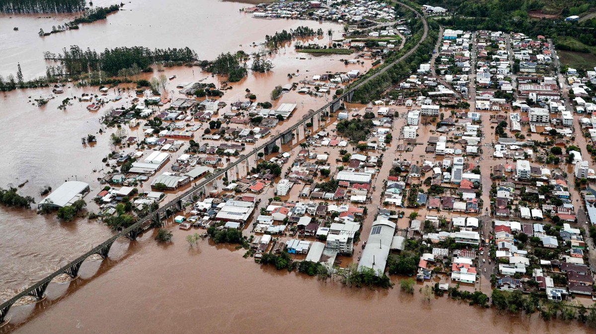 What is happening in the state of Rio Grande do Sul, Southern Brazil. A 🧵