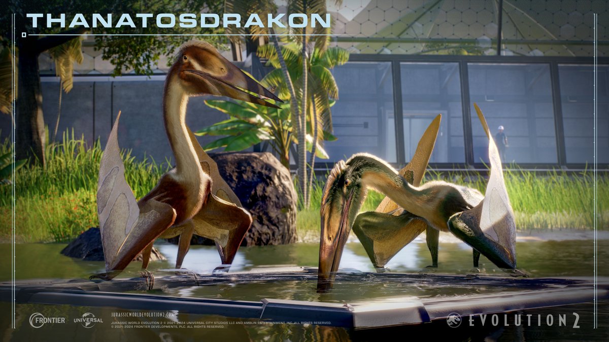 🚨 First look at ALL 4 New Species coming to Jurassic World Evolution 2 in the newest DLC this Thursday 🚨

- Thanastodrakon
- Microceratus
- Megalodon
- Segisaurus