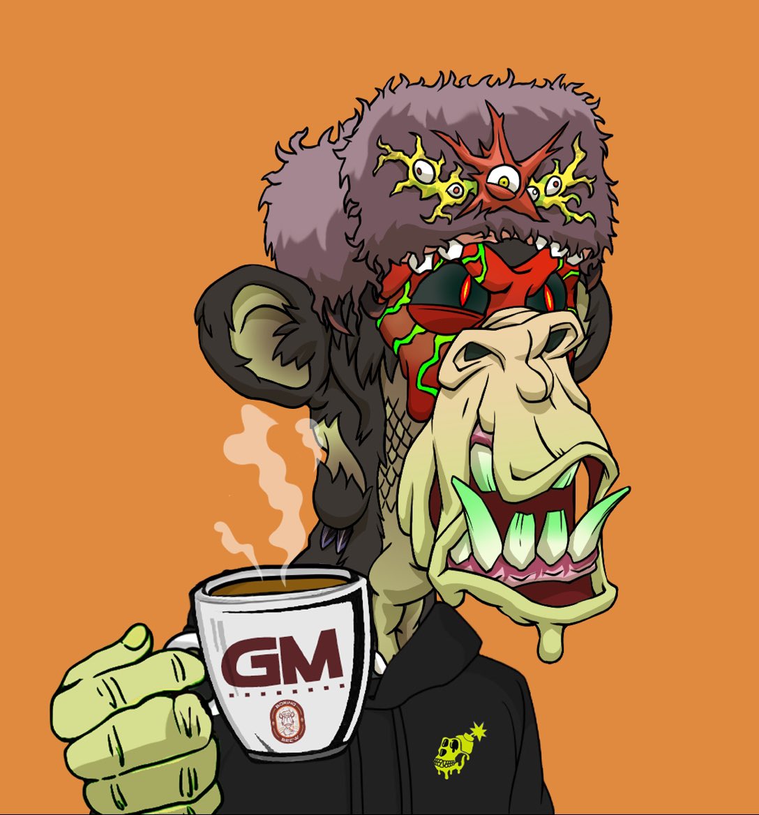 GM everyone 🌞☕️

Let’s start the grind #MutantMonday 🧪🦍
