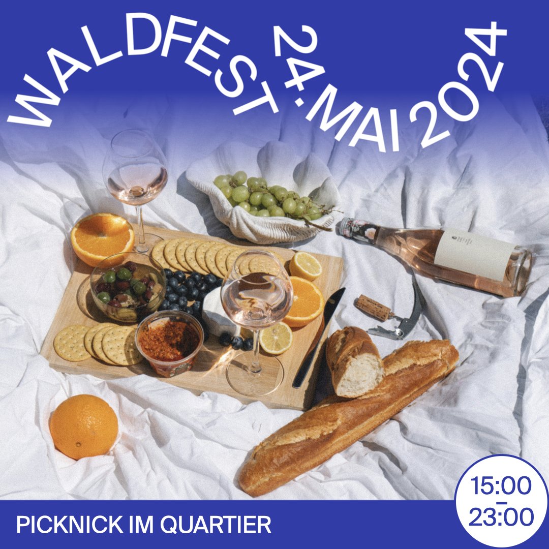 🥖 Picknick im Quartier
Wir haben das Picknick, du den Hunger! Auf dich wartet ein kulinarisches Wald-Spektakel. Vorbestellen über → bit.ly/picknick-beste…
⏰ 24. Mai, 15:00–23:00 → Theaterplatz

ℹ️ Programm: theaterplatz-quartier.ch/#waldfest

#theaterplatzquartier #mobilerwald