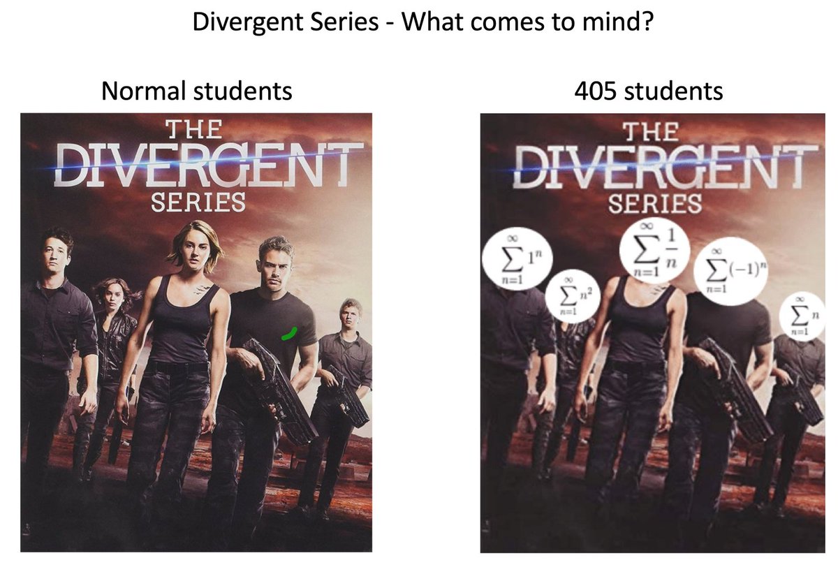 Today precalc ss got to explore and #MathPlay🧮 with infinite geometric series via @geogebra classroom. Ss also enjoyed a “Divergent” #MathMeme at the end of class😄♾ #CodeBreaker🧮 #ITeachMath #MTBoS #MathIsFun #STEM #Math #Maths #EdTech
