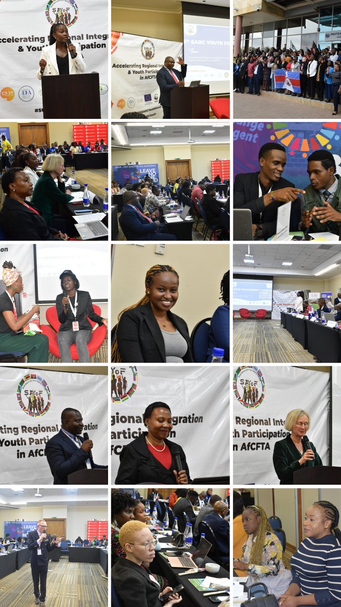Reflecting on the success of the 5th @SAYoF_SADC Youth Forum in Botswana 2023!!! Where passionate young people ignited change. As we prepare for the 6th YouthForum,let's build on the momentum for collaboration & inclusive development across our vibrant SADC.#6thSADCYouthForum
