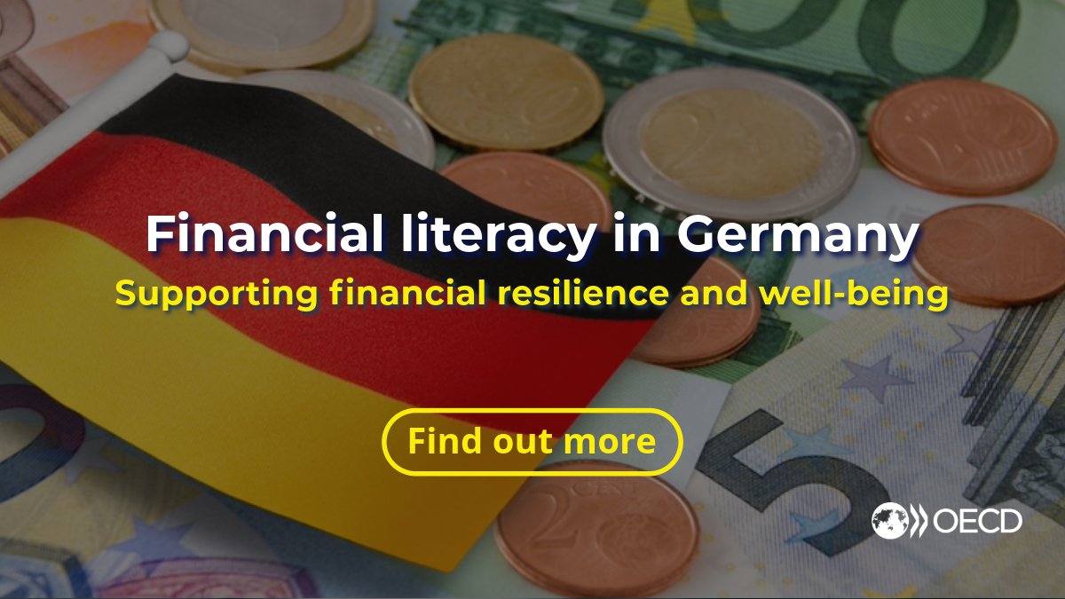 JUST RELEASED! According to a new OECD report, #financialliteracy levels of adults in #Germany are relatively high, with a score of 76/100, but there are gaps. Enhancing financial literacy for all would make a difference. Here's how ➡️ brnw.ch/21wJIKe @BMF_Bund @BMBF_Bund