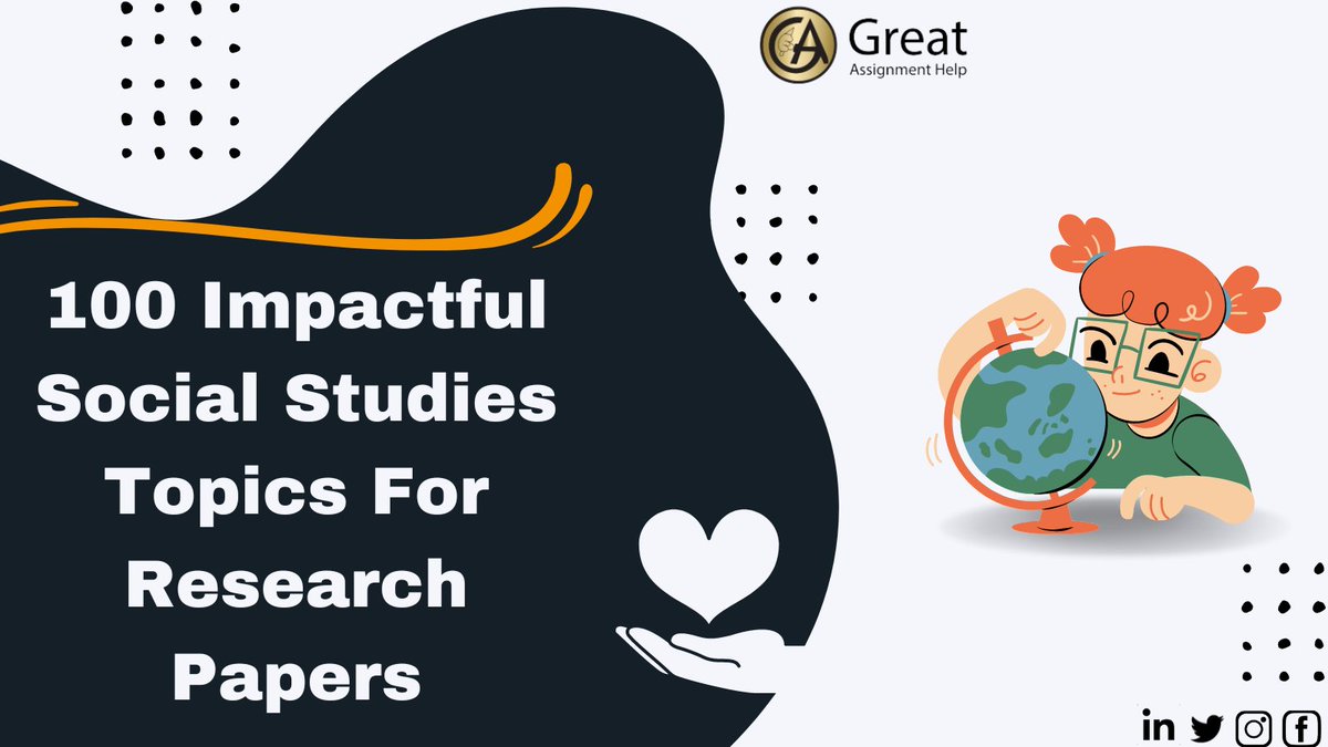 100 Impactful Social Studies Topics For Research Papers
🌎 Explore engaging social studies topics for research papers like cultural diversity, economics. Broaden your understanding of the world! #SocialStudies #ResearchTopics 📚
Also Read more..
greatassignmenthelp.com/blog/social-st…