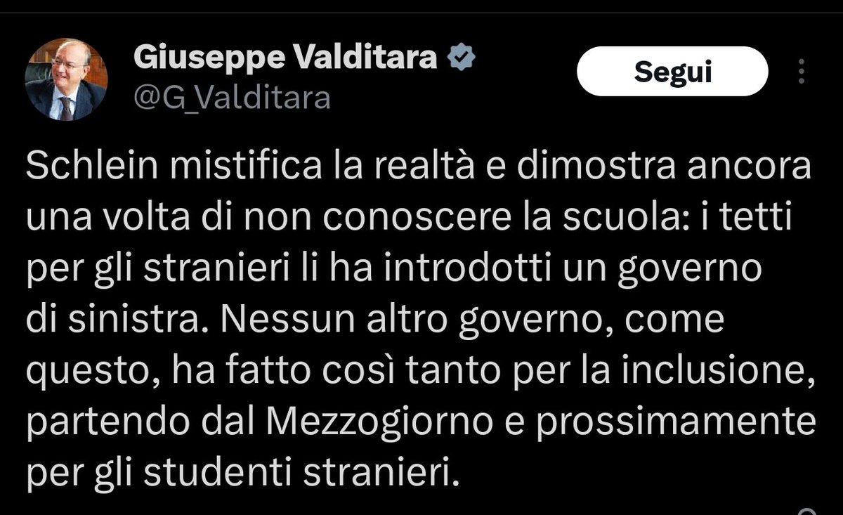 Sti terroni che pretendono perfino di andare in classe con i ragazzi del nord, assurdo. #Valditara #13maggio