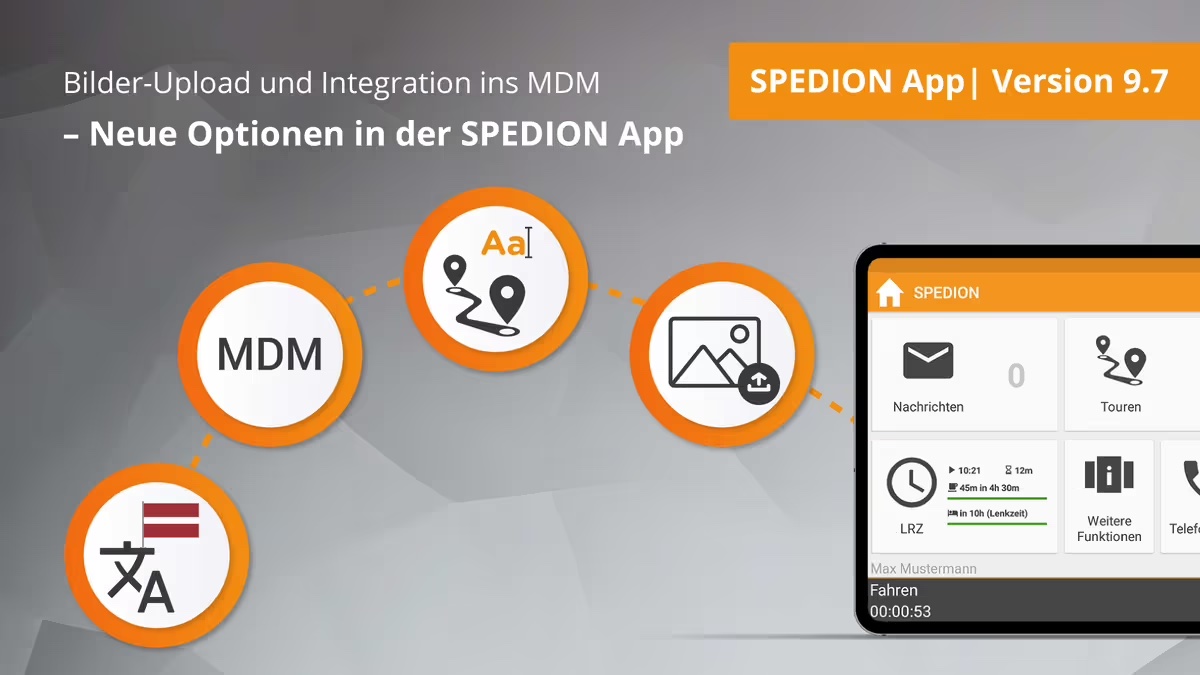 spedionapp's tweet photo. Manchmal sind es kleine Dinge, die das Leben  einfacher machen: Mit dem Update SPEDION App 9.7 haben wir verschiedene  Details optimiert und Kundenanforderungen erfüllt. https://t.co/svvR0AnYYf

#spedion #telematik #app https://t.co/AecIZuAAdP