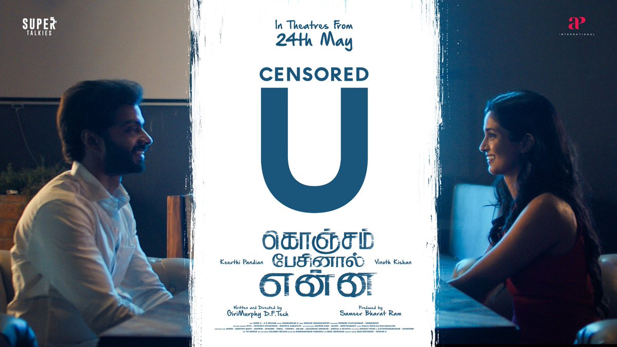 Nikil Murukan (@onlynikil) on Twitter photo #KonjamPesinaalYenna
#கொஞ்சம்பேசினால்என்ன see you in theatres on #May24th
<a href="/supertalkies/">Supertalkies</a> <a href="/sameerbr/">sameer Bharat ram</a> <a href="/vinoth_kishan/">vinoth kishan</a> <a href="/iKeerthiPandian/">Keerthi Pandiyan</a> <a href="/GiriMurphy/">GiriMurphy</a> <a href="/leninlens27/">lenin</a> #dhanasekar <a href="/Deepan_Composer/">Deepan Chakravarthy</a>
<a href="/anthonydaasan/">Anthony Daasan (Folk Marley)</a> <a href="/vignesh_avk/">Vignesh Vijayakumar</a> #RaajasheelaRaajaraajan <a href="/Mrtmusicoff/">MRT Music</a> @konjampesinaal1 #KPY #KonjamPesinaalYenna
#கொஞ்சம்பேசினால்என்ன see you in theatres on #May24th
<a href="/supertalkies/">Supertalkies</a> <a href="/sameerbr/">sameer Bharat ram</a> <a href="/vinoth_kishan/">vinoth kishan</a> <a href="/iKeerthiPandian/">Keerthi Pandiyan</a> <a href="/GiriMurphy/">GiriMurphy</a> <a href="/leninlens27/">lenin</a> #dhanasekar <a href="/Deepan_Composer/">Deepan Chakravarthy</a>
<a href="/anthonydaasan/">Anthony Daasan (Folk Marley)</a> <a href="/vignesh_avk/">Vignesh Vijayakumar</a> #RaajasheelaRaajaraajan <a href="/Mrtmusicoff/">MRT Music</a> @konjampesinaal1 #KPY