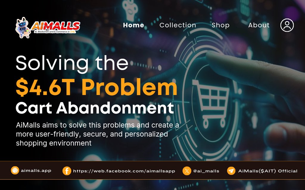 🛍️Solving the $4.6T Problem - Cart Abandonment😱 1️⃣Poor Buying Experience 2️⃣Complicated Ul & Navigation 3️⃣No Clarity Order Process 4️⃣Poor Support Experience 5️⃣Delivery Time 6️⃣Lack of Delivery Time Information #AiMalls aims to solve this problems and create a more