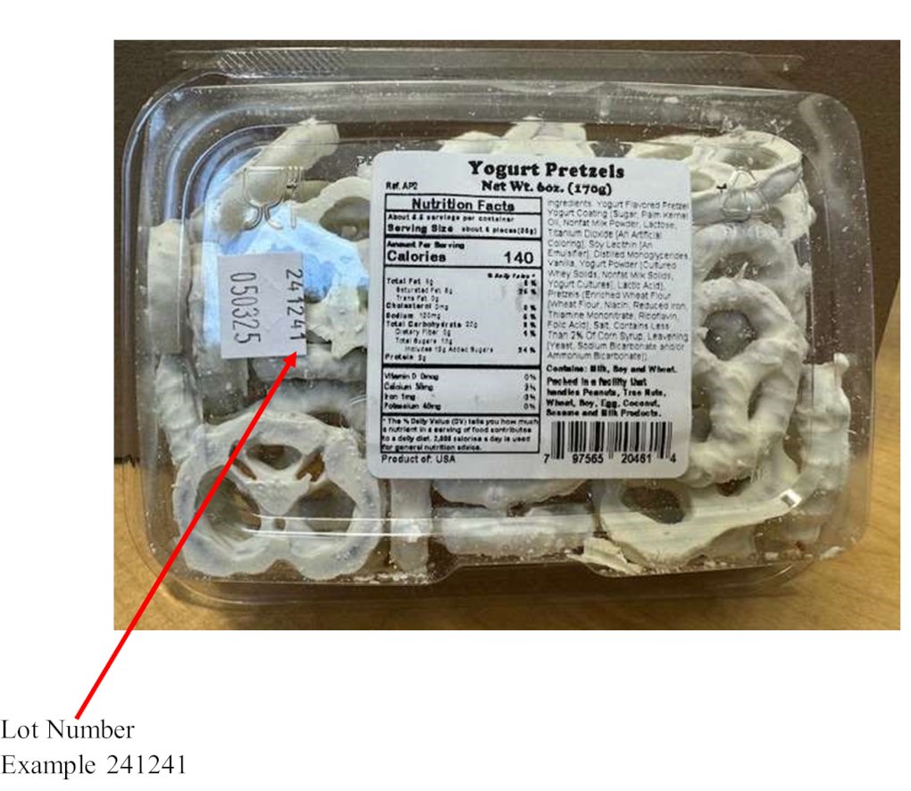 Western Mixers Produce & Nuts, Inc. Recalls Yogurt Covered Pretzels Because of Possible Health Risk fda.gov/safety/recalls…