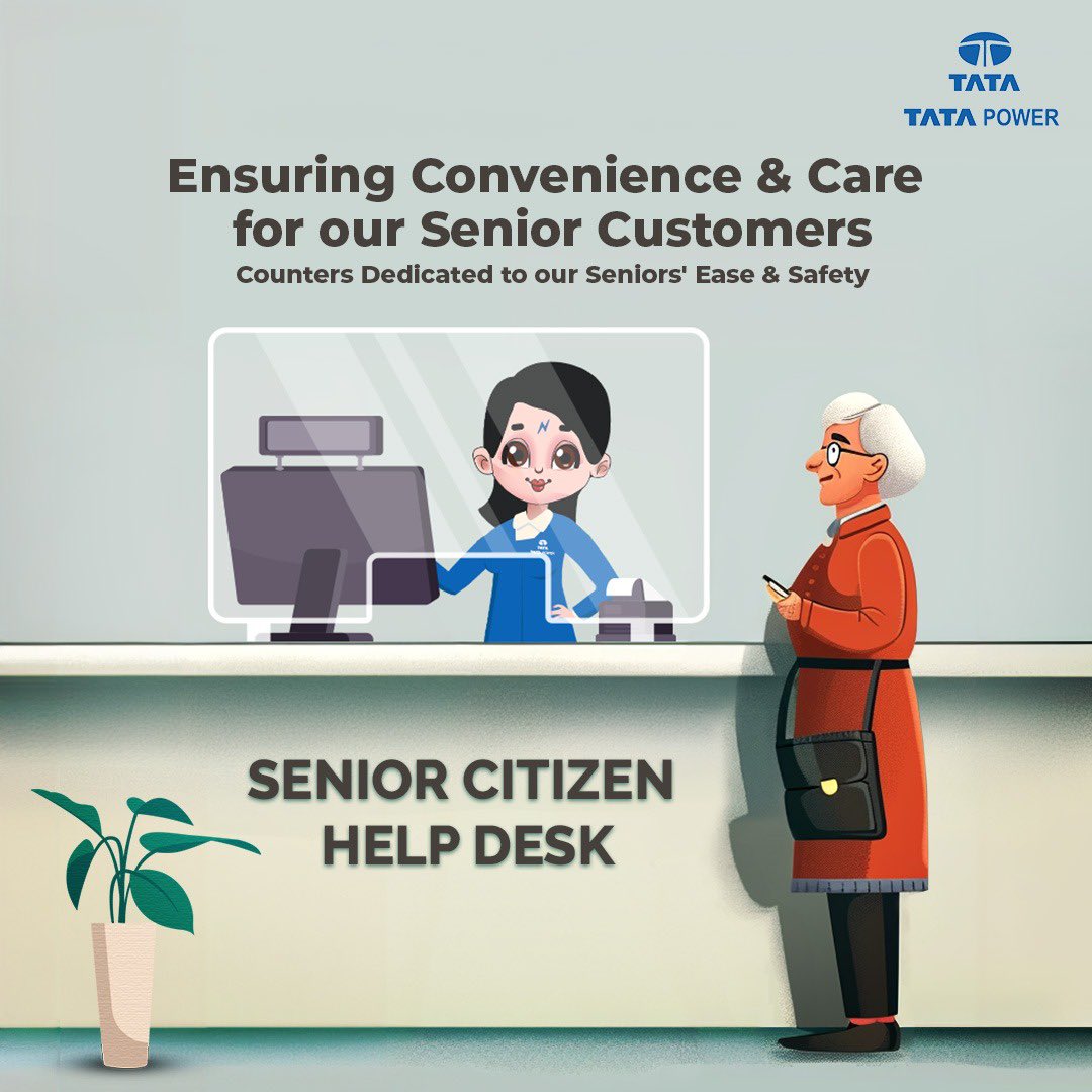 We know our senior customers are valuable members of our community! That's why we offer a Senior Citizen Help Desk with priority service designed just for them. Our friendly staff at the Customer Relation Centres are happy to answer your questions and address your concerns.