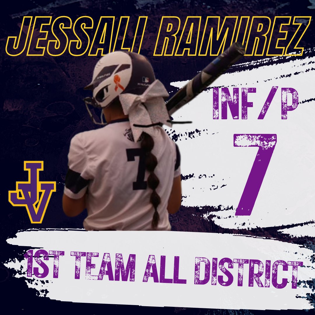 Congratulations to Senior INF/P @Jessali_77 on receiving District 17-6A 1st Team All-District.