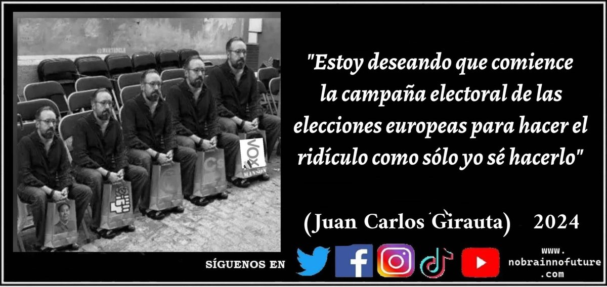 Juan Carlos Girauta (2024): 'Estoy deseando que comience la campaña electoral de las elecciones europeas para hacer el ridículo como sólo yo sé hacerlo' #girauta #vox #eleccioneseuropeas #9j #9junio #europa #unioneuropea #juancarlosgirauta #voxesfascismo