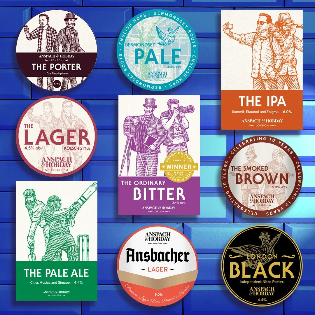 THIS FRIDAY!! 🍻 Join us for our @AnspachHobday Meet The Brewer at 7pm this Friday at Hoppy Maidenhead!! And just look at that tap lineup 😍 See you then! #pintspintspints