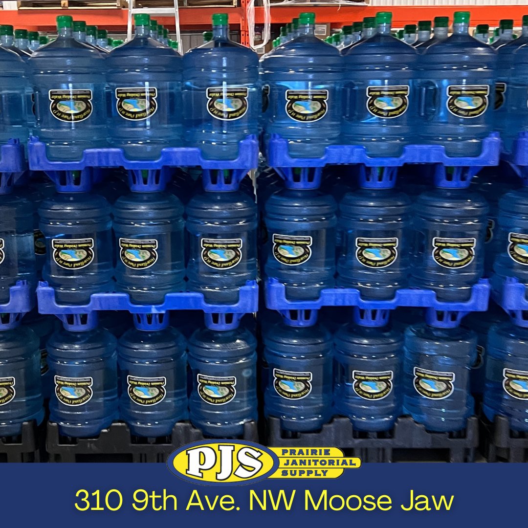 Get your water the easy way at Prairie Janitorial Supply! 💧 We're proud to offer Moose Jaw's only drive-thru pick-up, so you can stay in the comfort of your car. #citymj #moosejaw #mjbusiness