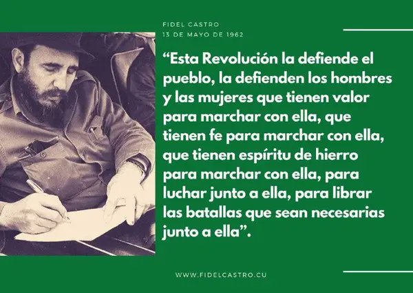 #RevoluciónCubana #FidelPorSiempre