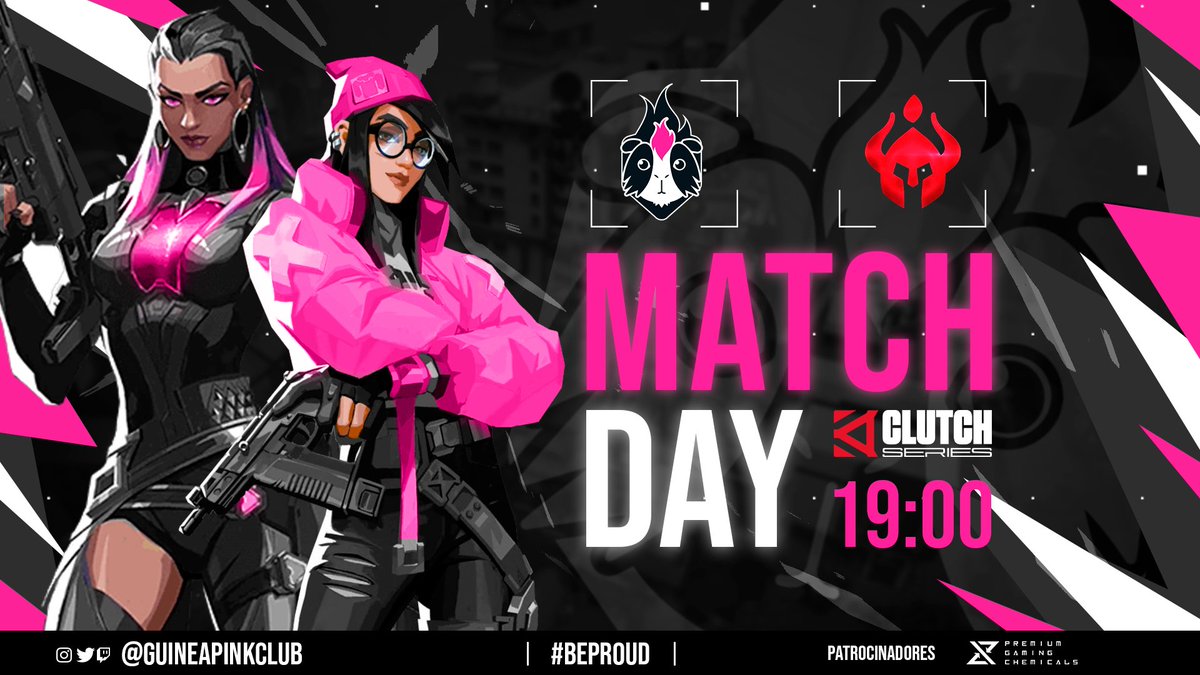 GuineaPinkClub's tweet image. ✨MATCH DAY✨ Cuiii!!

Echábais de menos a nuestra Squad de @VALORANTes?? Aquí la tenéis: Viva #GPBaldwin renacido!!

📌 Clutch series
🆚 @capacitanes
⏰ 19:00h.

🐹 @pejota630
🐹 @_Sergiglez1 
🐹 @b4ndon
🐹 @Mkll_21
🐹 @el__chetoss

📝@happingame